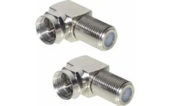 Adaptador Angular Berger Clavija F/toma De Corriente, 90° (juego De 2)