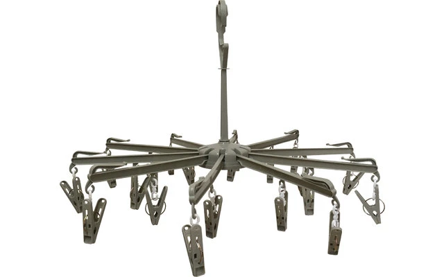 Minisecador Rotativo De Plástico De 10 Brazos Con Pinzas 4 Minisecador Rotativo De Plástico De 10 Brazos Con Pinzas - Imagen 2