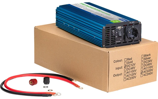 Inversor De Onda Sinusoidal Berger 12V A 230V Azul 300 W 8 Inversor De Onda Sinusoidal Berger 12V A 230V Azul 300 W - Imagen 6
