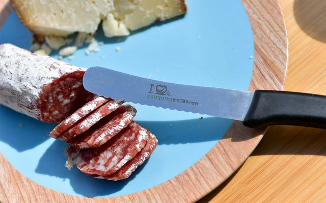 Cuchillo De Desayuno Berger I Love Camping Green 3 Cuchillo De Desayuno Berger I Love Camping Green