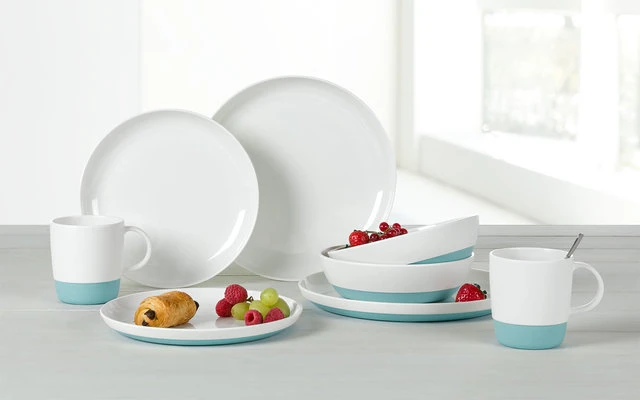 Juego De Vajilla De Melamina Berger Stone 8 Piezas Azul 4 Juego De Vajilla De Melamina Berger Stone 8 Piezas Azul - Imagen 2
