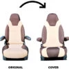 Sitzbezüge Capitan 2 Stück Fiat Ducato, Citroën Jumper, Peugeot Boxer Bj. 2006 - 2020
