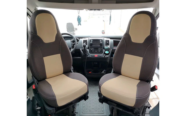 Fundas De Asiento Montecarlo 2 Piezas Fiat Ducato, Citroën Jumper, Peugeot Boxer My. 2006 - 2020 4 Fundas De Asiento Montecarlo 2 Piezas Fiat Ducato, Citroën Jumper, Peugeot Boxer My. 2006 - 2020 - Imagen 2