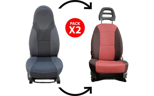 Fundas De Asiento Dubai 2 Piezas Fiat Ducato, Citroën Jumper, Peugeot Boxer My. 2006 - 2020 8 Fundas De Asiento Dubai 2 Piezas Fiat Ducato, Citroën Jumper, Peugeot Boxer My. 2006 - 2020 - Imagen 6