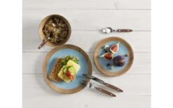 Juego De Vajilla De Melamina De Madera De Berger 12 Pzas.