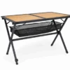 Mesa Rodante Berger Aluminio Bambú Negro 2 Mesa Rodante Berger Aluminio Bambú Negro -Berger 670467 4674711