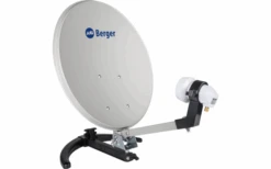 Sistema De Satélite Móvil Berger Conjunto Completo LNB único En Maletín De Camping -Berger 702362 4734656